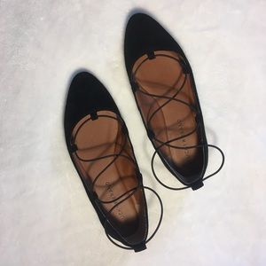 Lucky Brand Aviee Pointed Toe Suede Flats